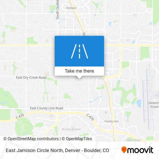 East Jamison Circle North map