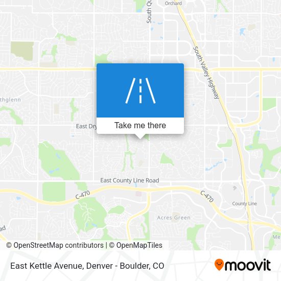 Mapa de East Kettle Avenue