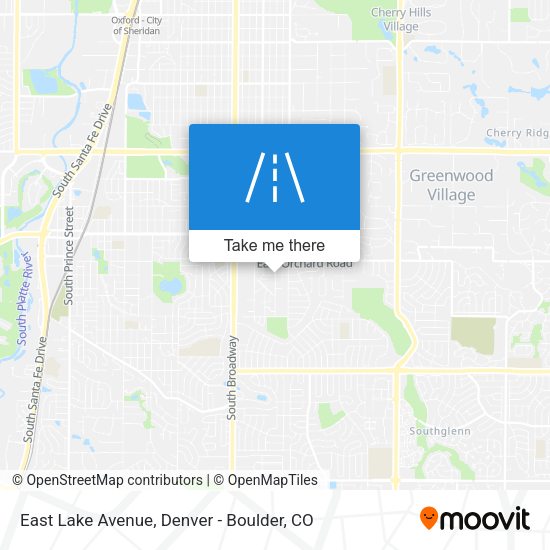 Mapa de East Lake Avenue