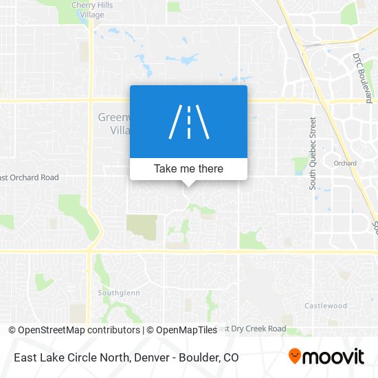 East Lake Circle North map