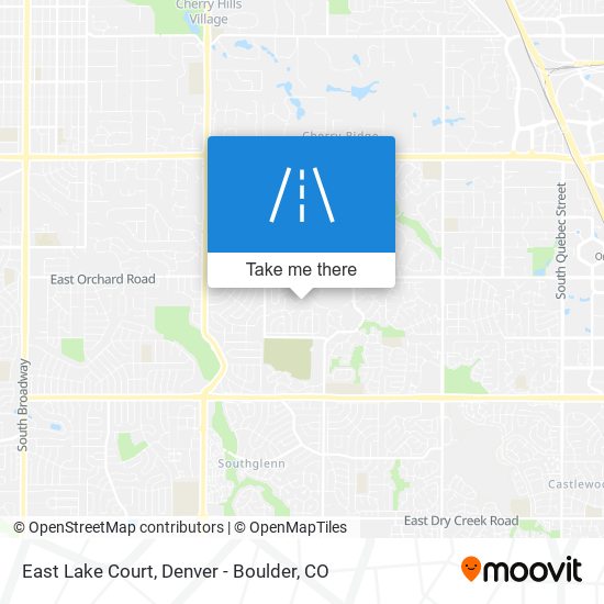 Mapa de East Lake Court
