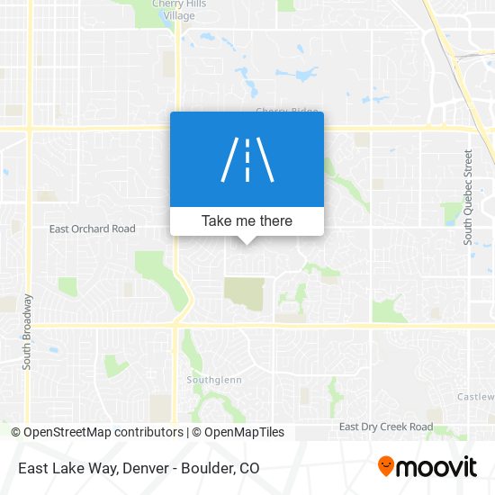 Mapa de East Lake Way