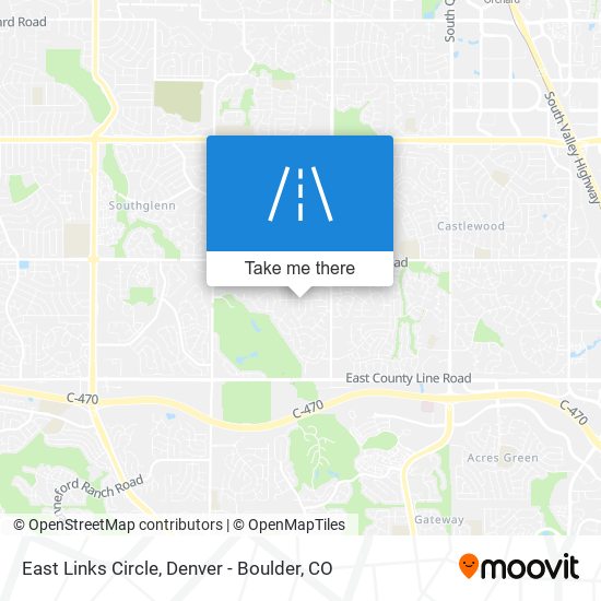 East Links Circle map