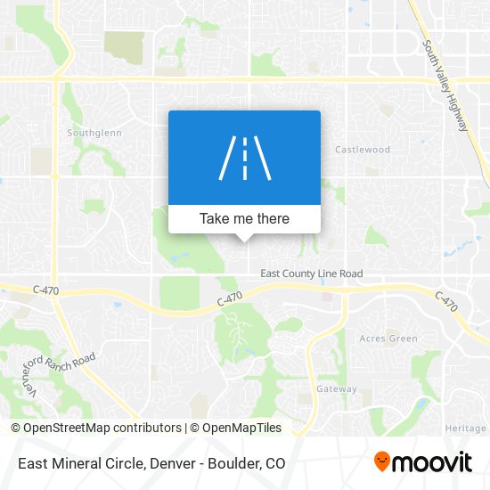 Mapa de East Mineral Circle