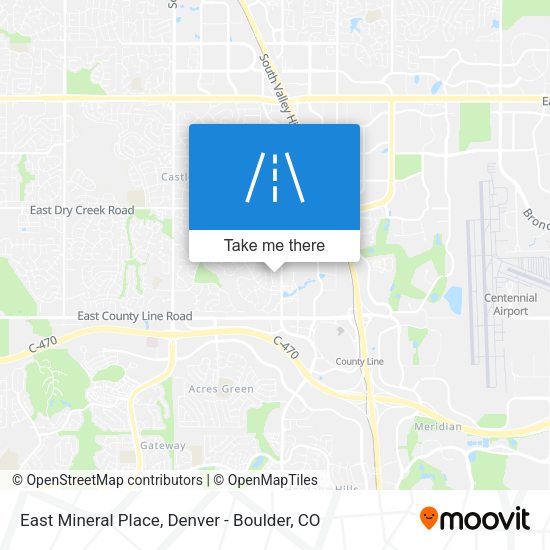 East Mineral Place map