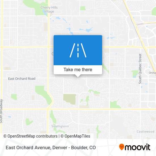 Mapa de East Orchard Avenue