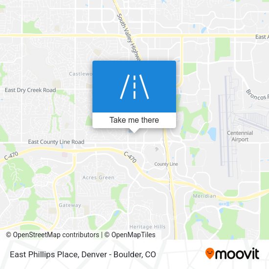 East Phillips Place map