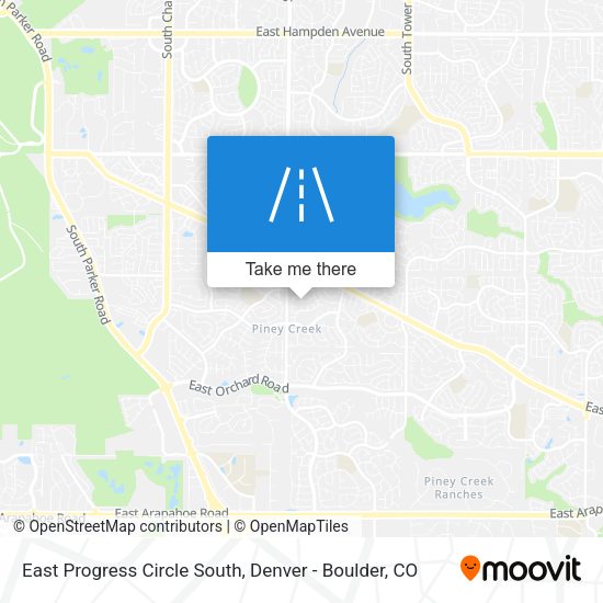 Mapa de East Progress Circle South
