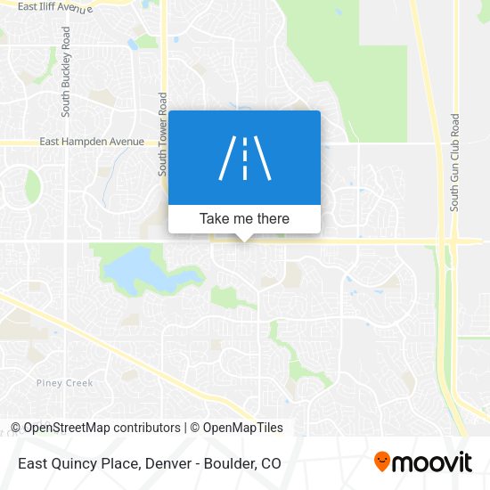 East Quincy Place map