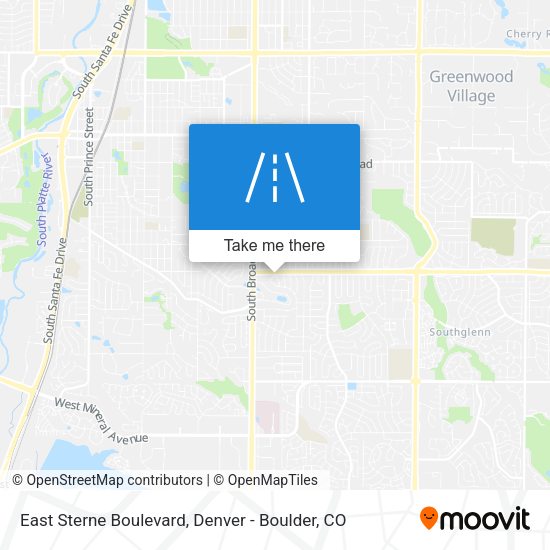 East Sterne Boulevard map