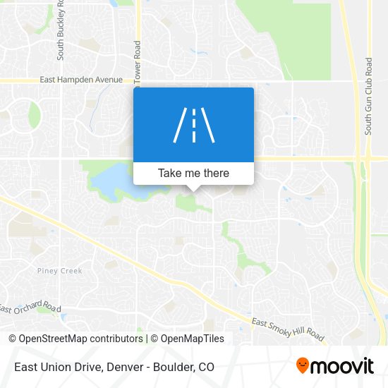 Mapa de East Union Drive
