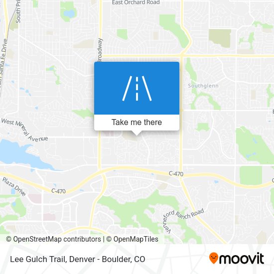 Mapa de Lee Gulch Trail