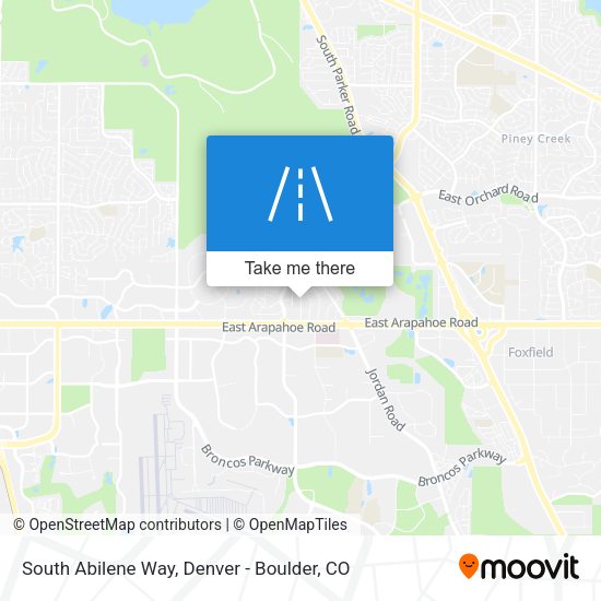 South Abilene Way map