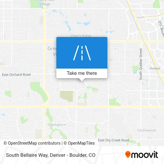 South Bellaire Way map