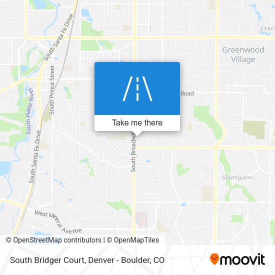 South Bridger Court map