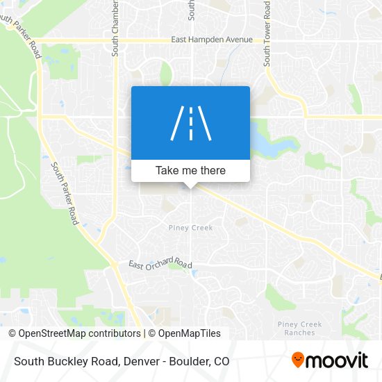 South Buckley Road map