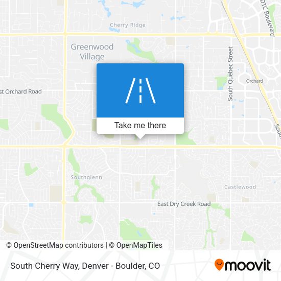 South Cherry Way map