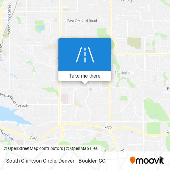 South Clarkson Circle map