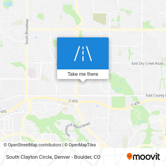 South Clayton Circle map