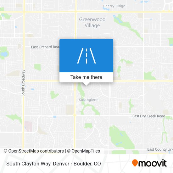 South Clayton Way map