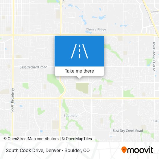 Mapa de South Cook Drive
