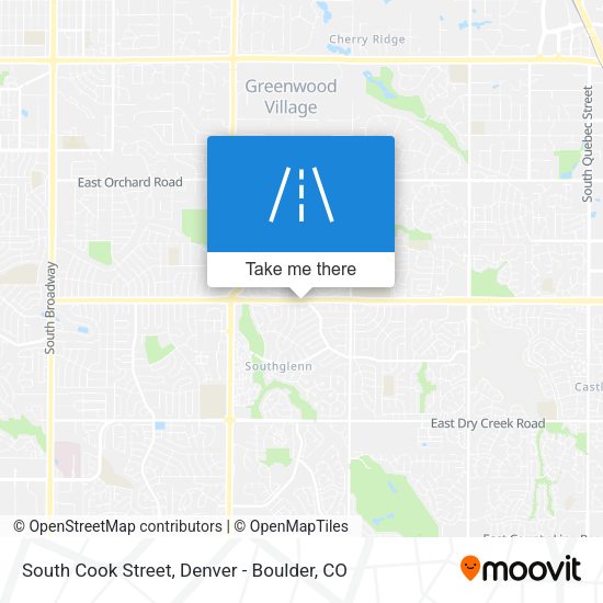 South Cook Street map