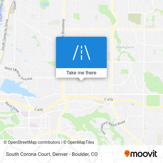 South Corona Court map