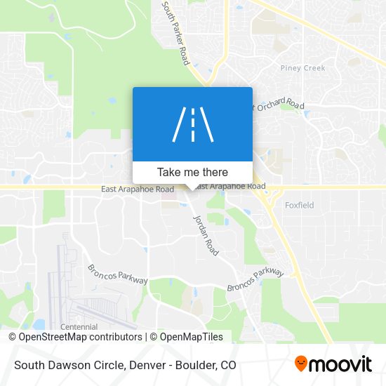 South Dawson Circle map