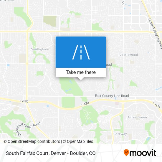 South Fairfax Court map