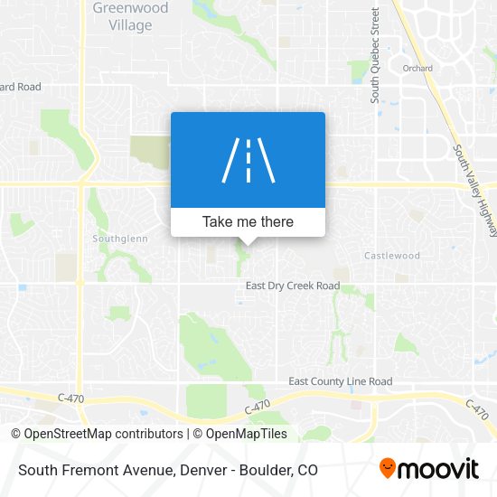 South Fremont Avenue map