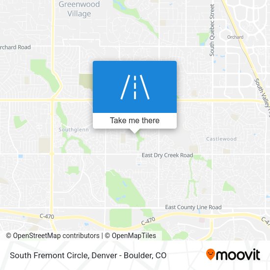 South Fremont Circle map