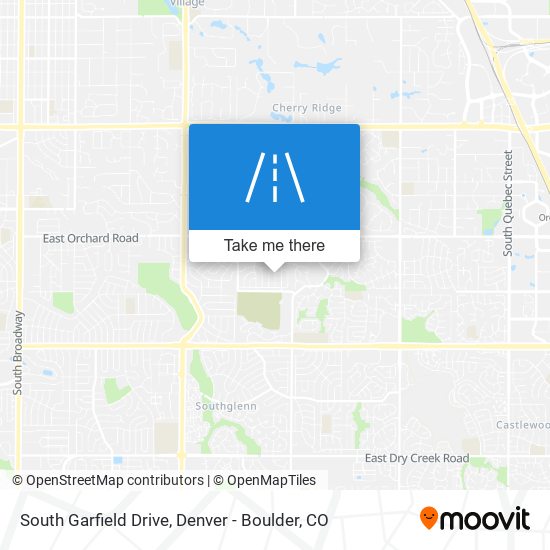Mapa de South Garfield Drive