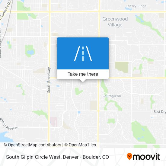Mapa de South Gilpin Circle West