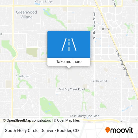 South Holly Circle map