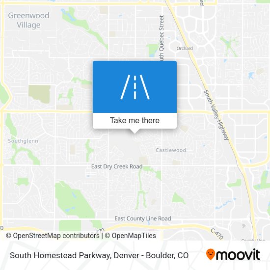 South Homestead Parkway map