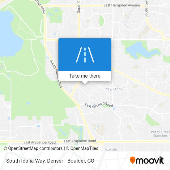 Mapa de South Idalia Way