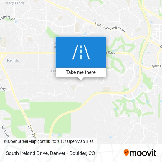South Ireland Drive map