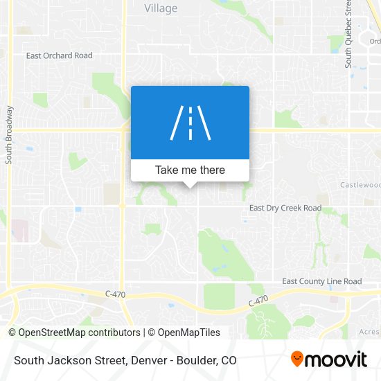 South Jackson Street map