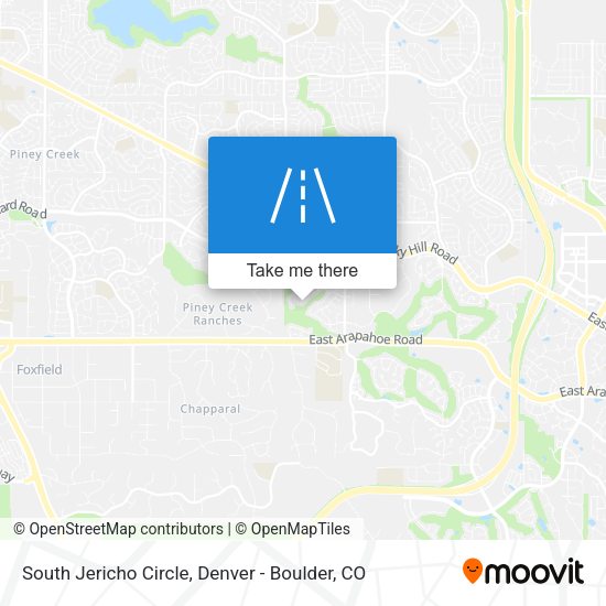 South Jericho Circle map