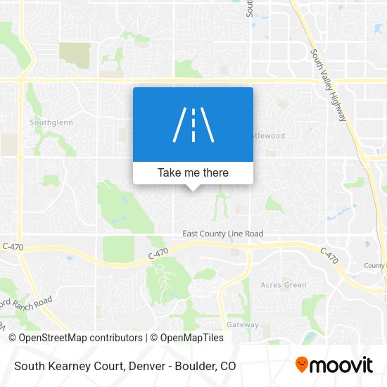Mapa de South Kearney Court