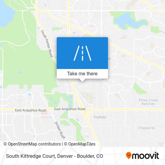 South Kittredge Court map