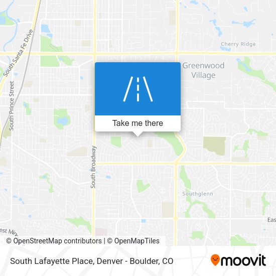 South Lafayette Place map