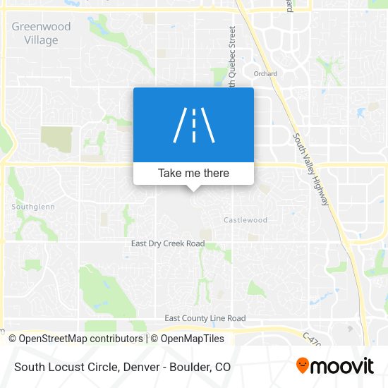 South Locust Circle map