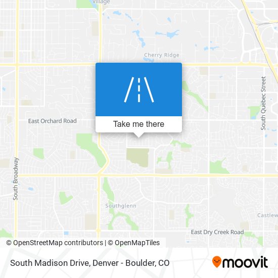 South Madison Drive map
