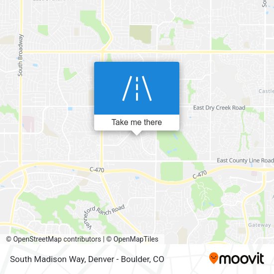 South Madison Way map