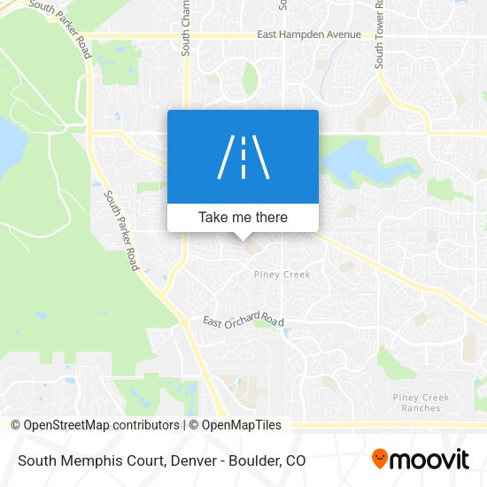 South Memphis Court map