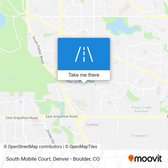 Mapa de South Mobile Court