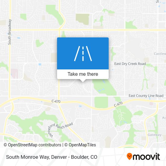 Mapa de South Monroe Way