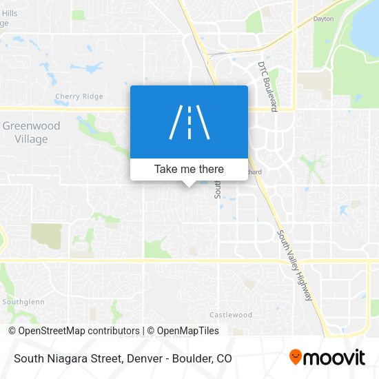 South Niagara Street map