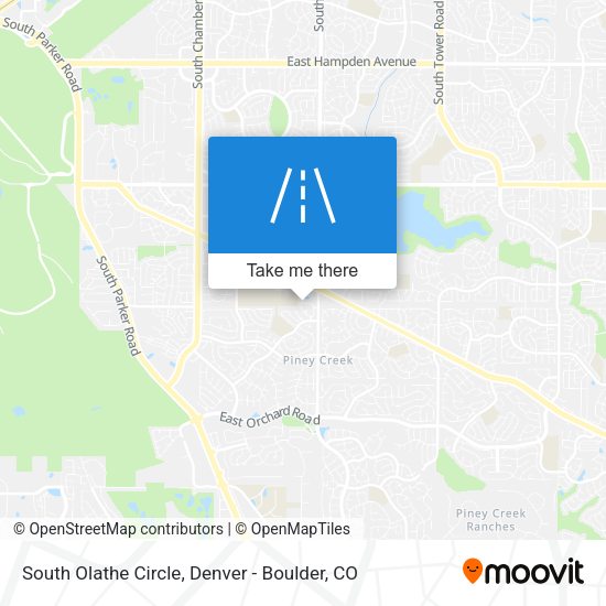 South Olathe Circle map